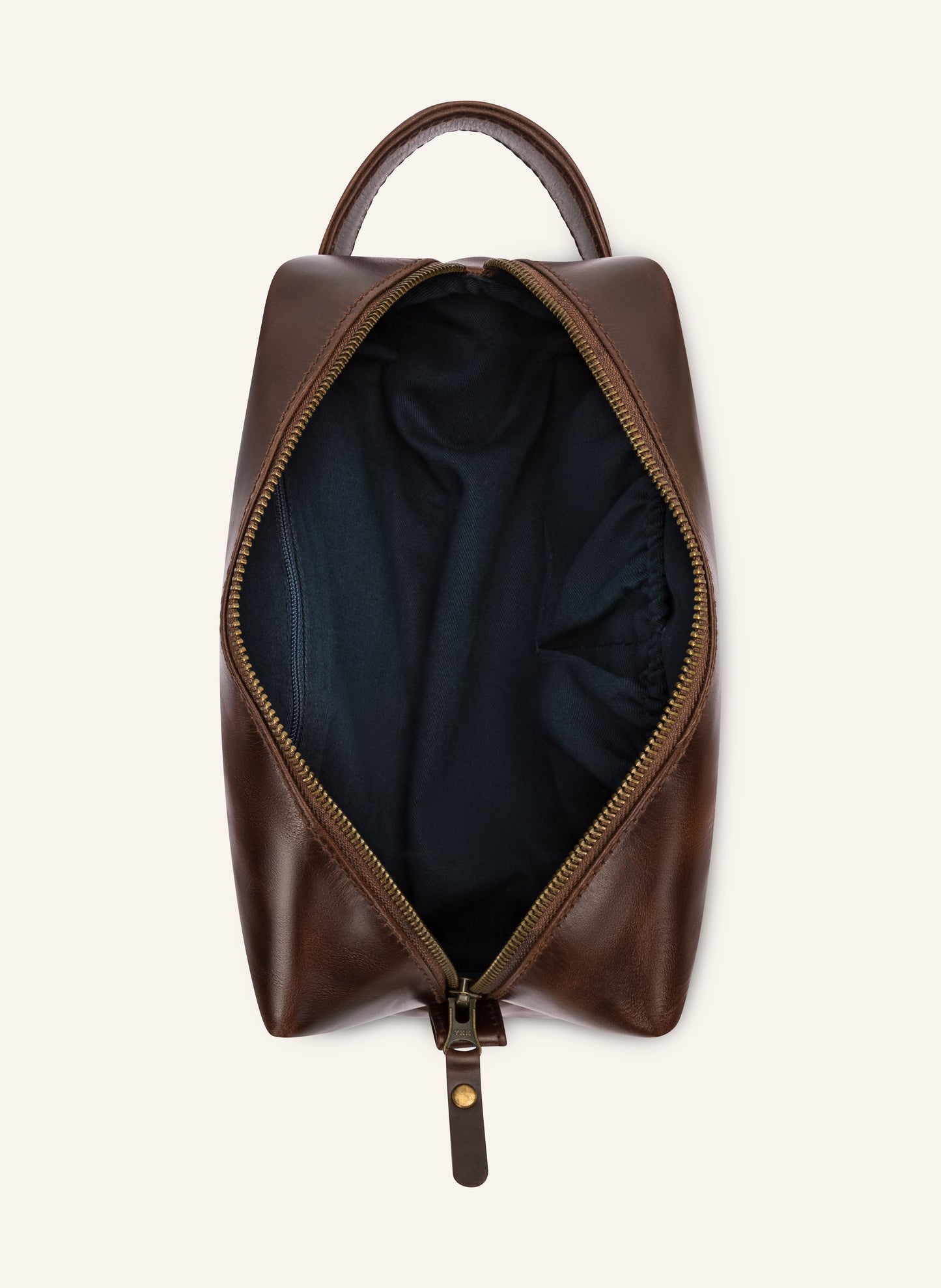 Leather washbag Everest