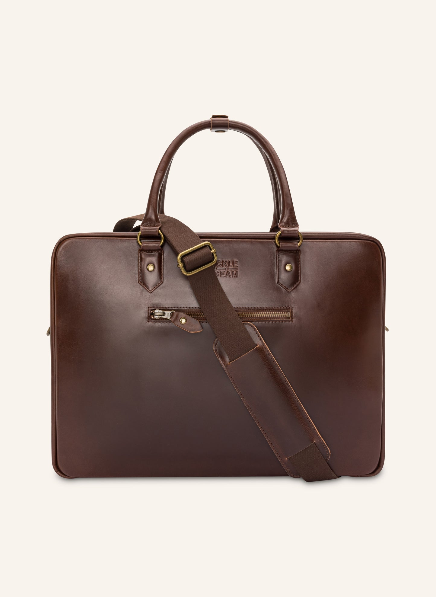 Leather XL Briefcase Albert