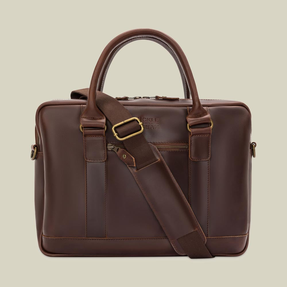 Leather Business Briefcase Everett - Character Sale