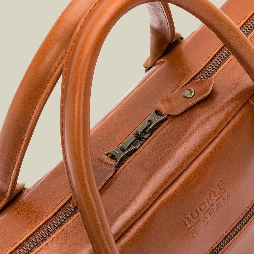 Leather Business Briefcase Everett