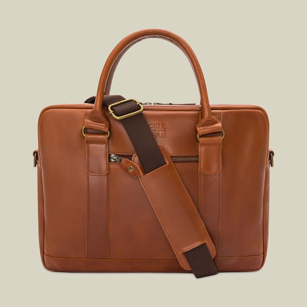 Leather Business Briefcase Everett - Character Sale
