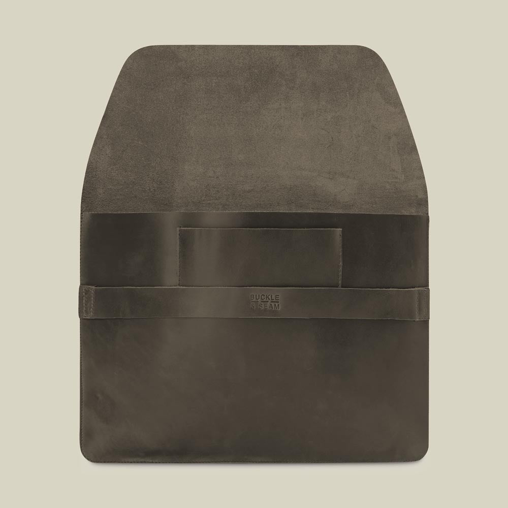 Leder Laptop Sleeve Terra