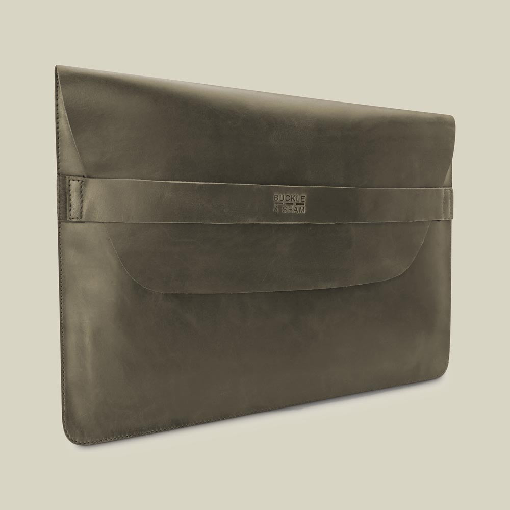 Leder Laptop Sleeve Terra