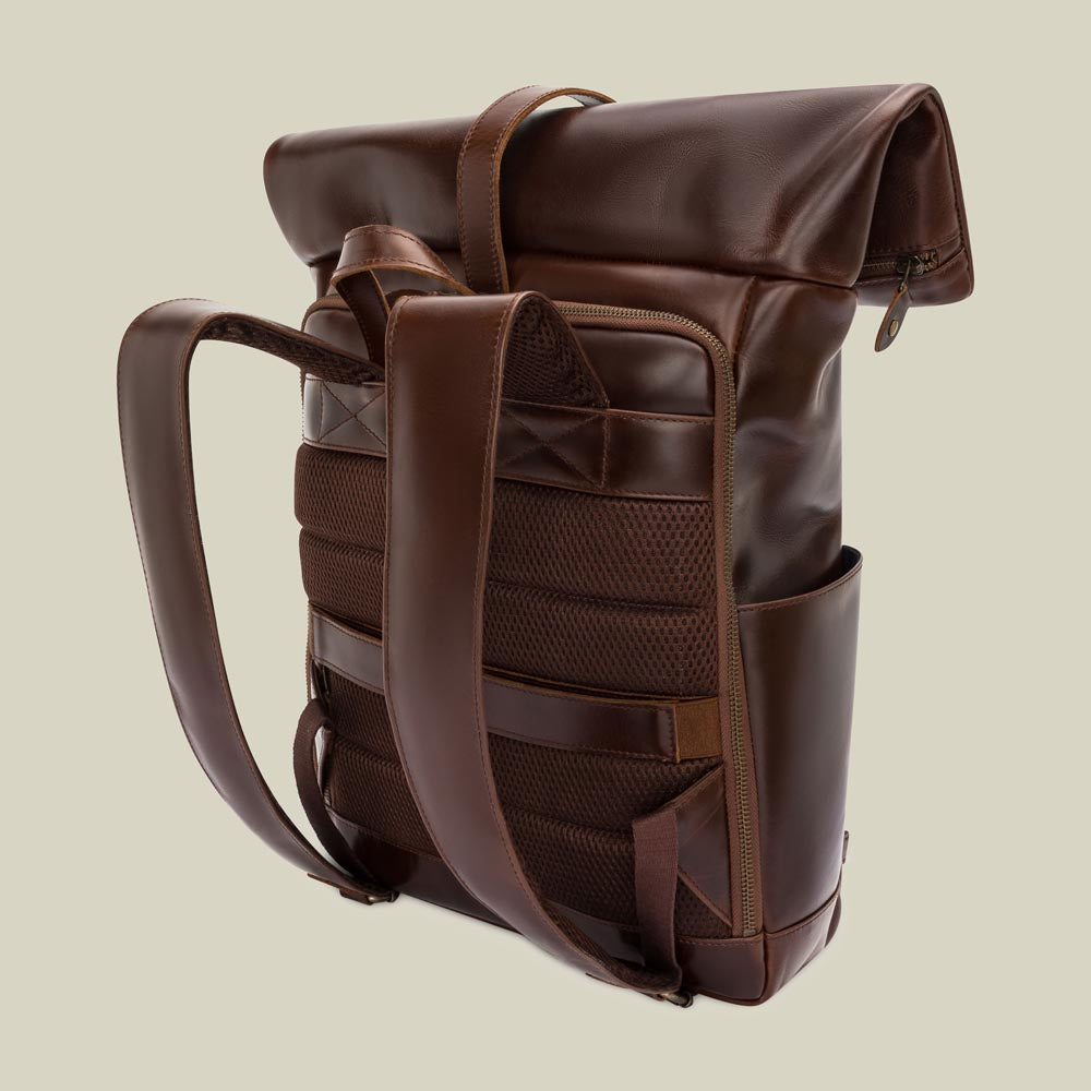 Leder Rolltop Rucksack Nomad - Charakter Sale