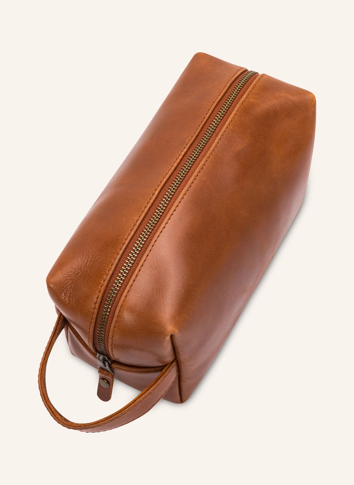 Leather washbag Everest