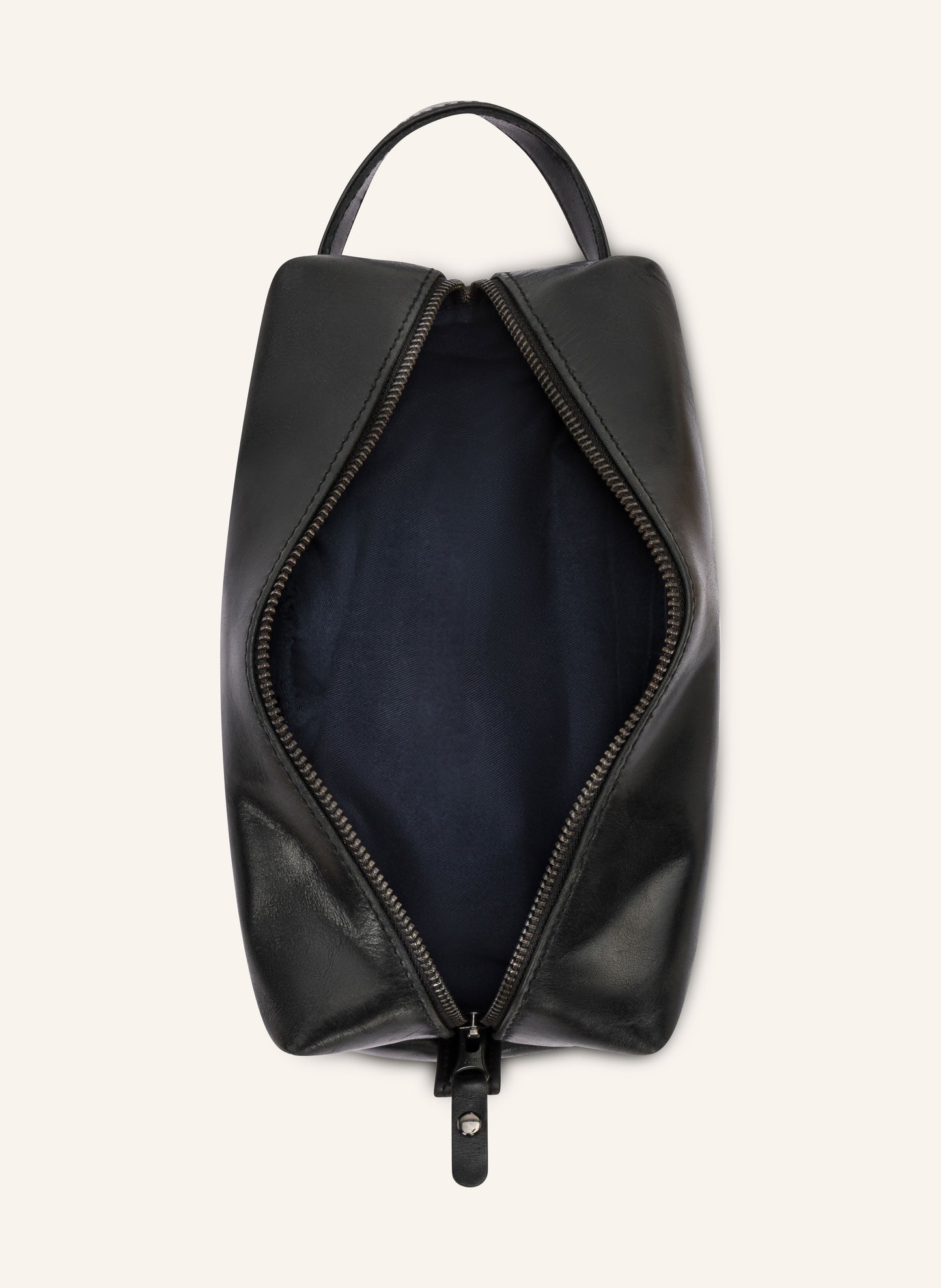 Leather washbag Everest