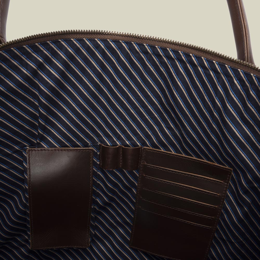 Leather Weekender Linwood