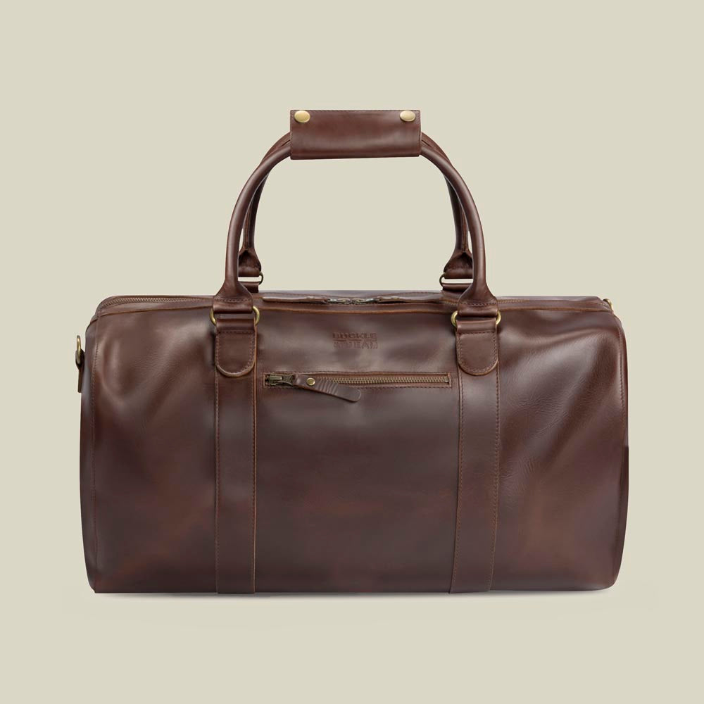 Leather Weekender Willow