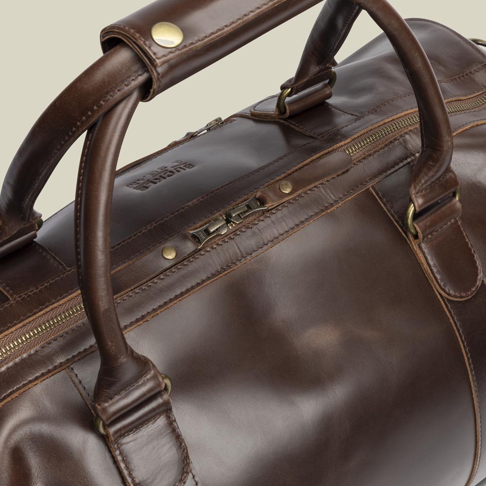 Leather Weekender Willow