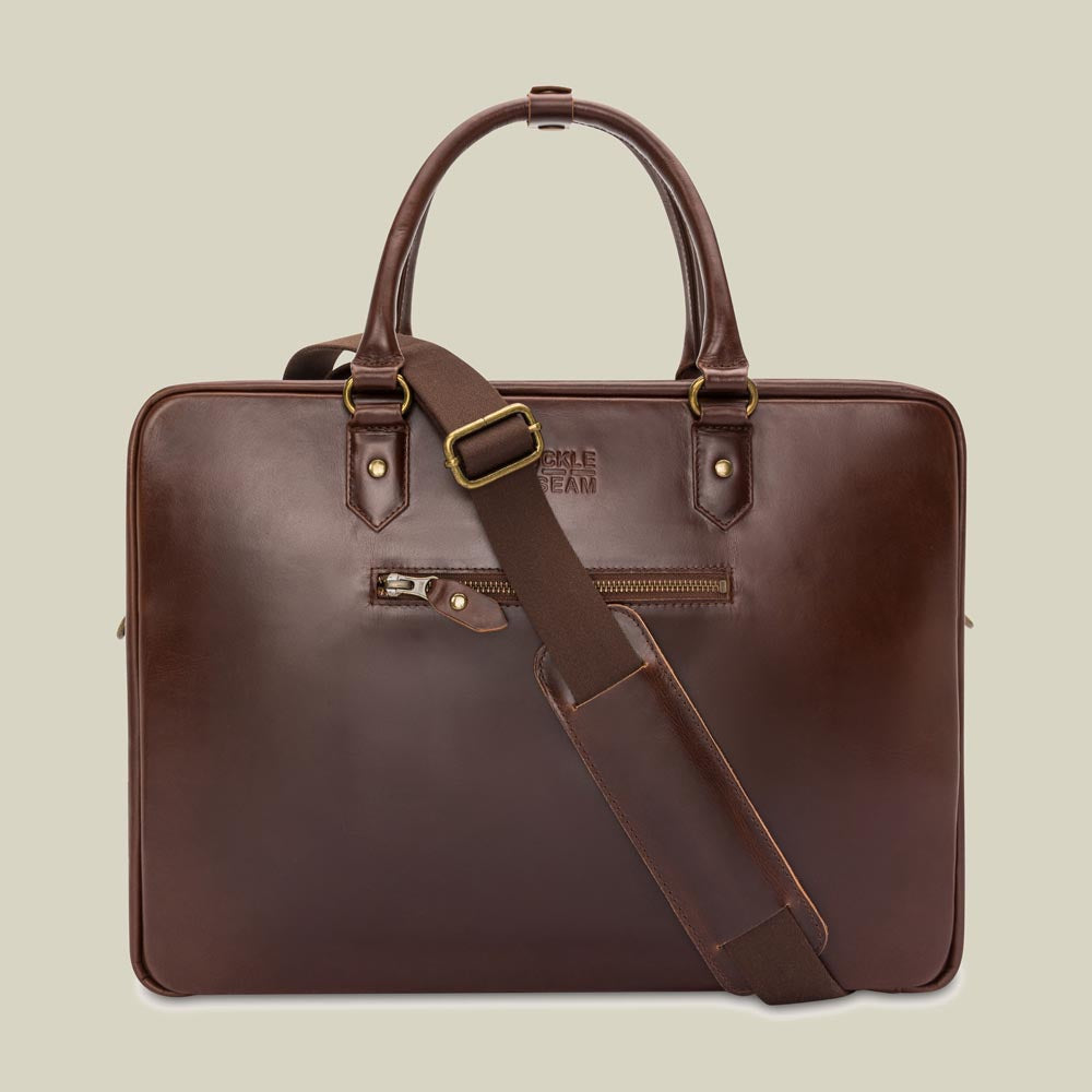 Leather XL Briefcase Albert