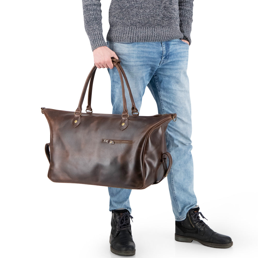 Leather Weekender Linwood