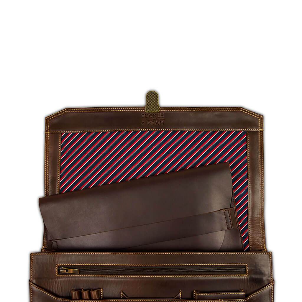 Leather Briefcase Sierra