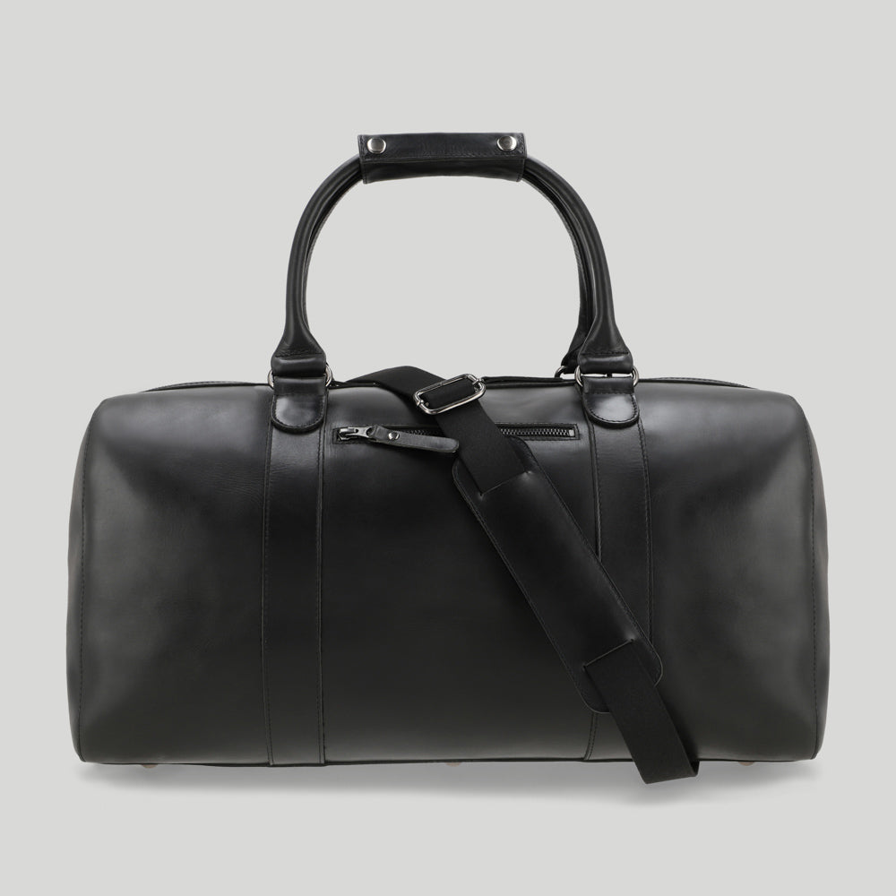 Leather Weekender Willow Buckle and Seam