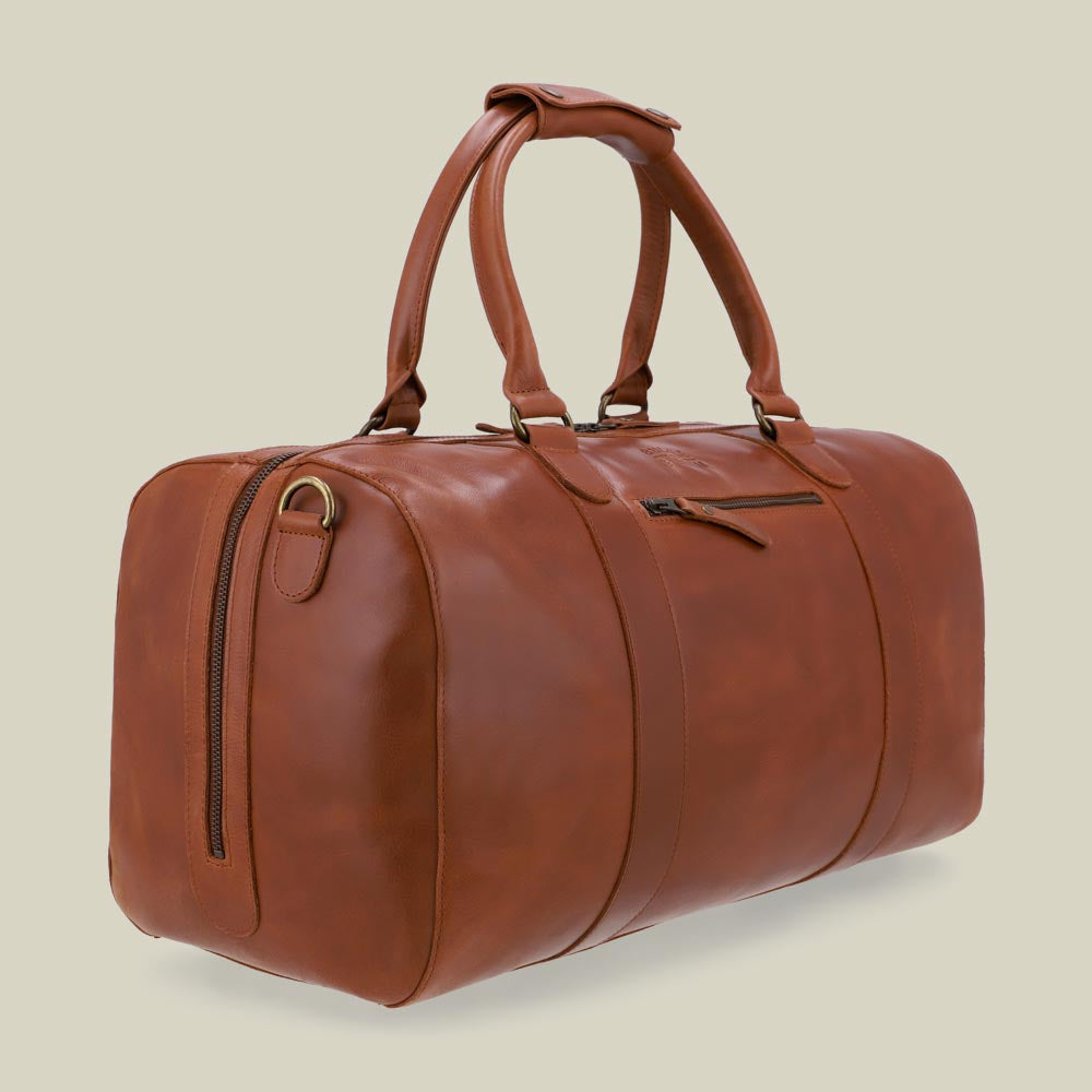 Leather Weekender Willow