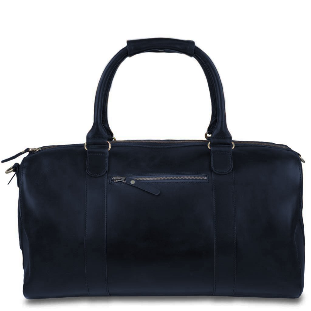 Leather Weekender Willow Buckle and Seam