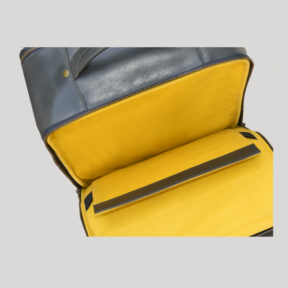 Backpack Leon Anthracite | Yellow