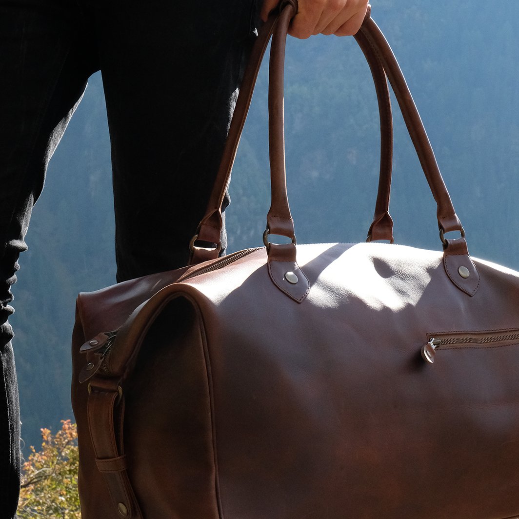 Leather Weekender Linwood